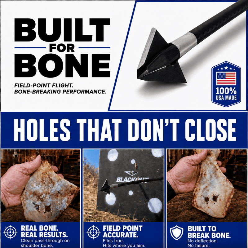 Load image into Gallery viewer, TOTA | 125 grain broadhead | 1-inch single bevel | fixed blade
