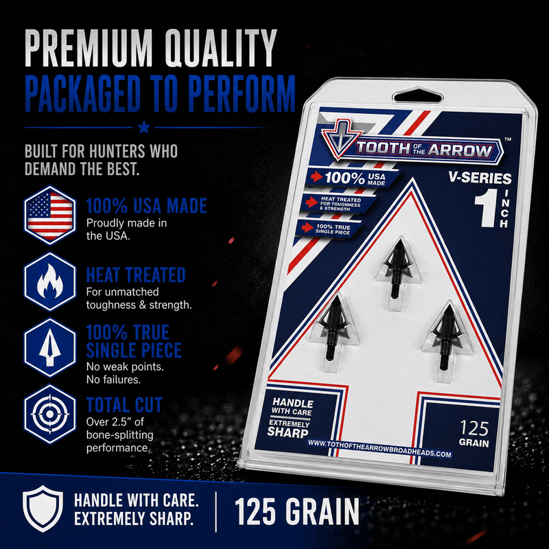 Load image into Gallery viewer, TOTA | 125 grain broadhead | 1-inch vented | fixed blade
