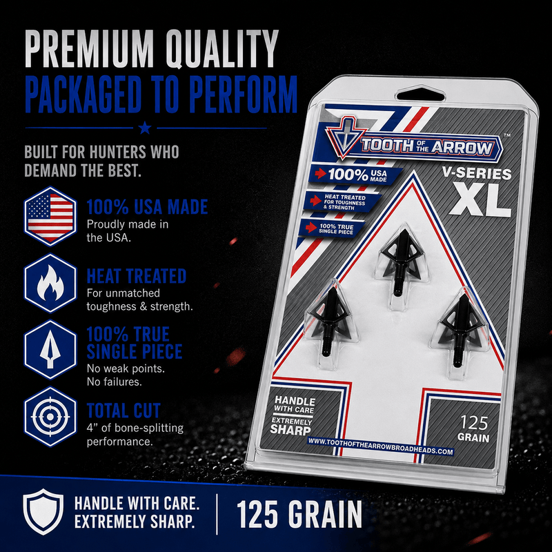Load image into Gallery viewer, TOTA | 125 grain XL broadhead | 1-3/16-inch vented | fixed blade
