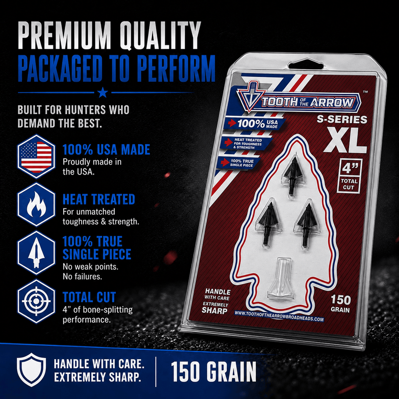 Load image into Gallery viewer, TOTA | 150 grain XL broadhead | 1-3/16-inch solid | fixed blade
