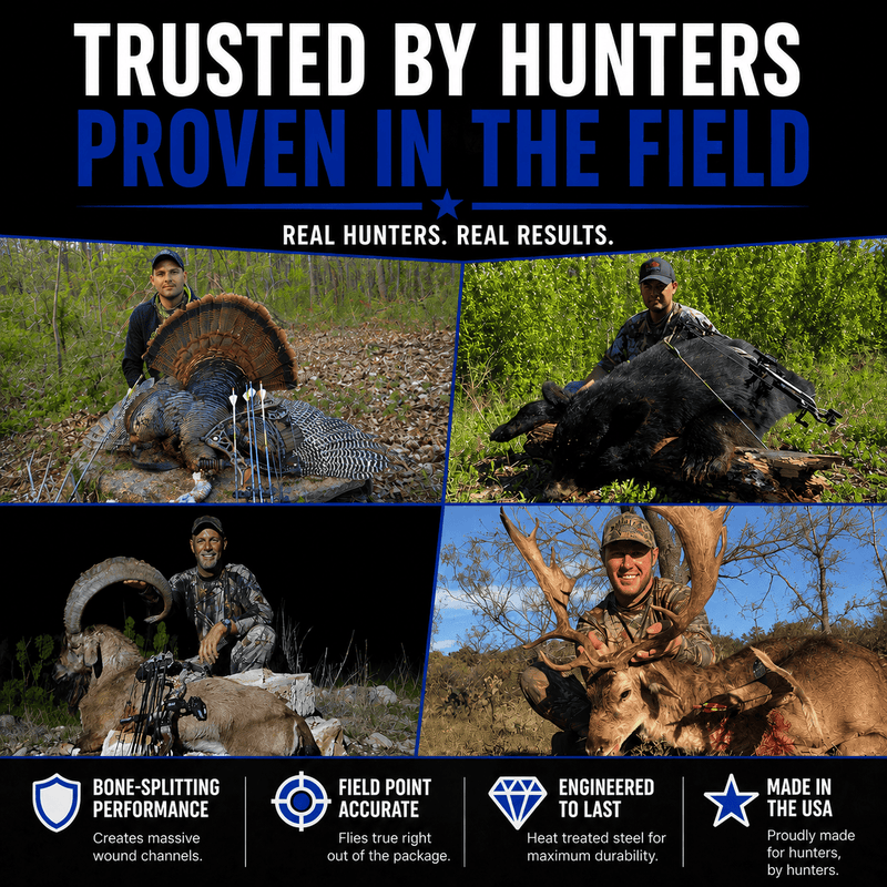 Load image into Gallery viewer, TOTA | 125 Grain Broadhead | Small Game and Turkey | Fixed Blade
