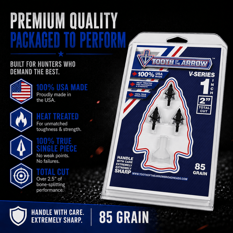 Load image into Gallery viewer, TOTA | 85 grain broadhead |1-inch vented | fixed blade
