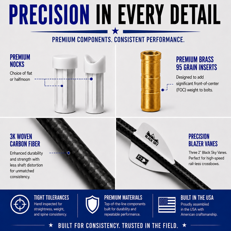 Load image into Gallery viewer, TOTA | Fletched Crossbow Bolts | The Bolt | Fletched 2" Vanes
