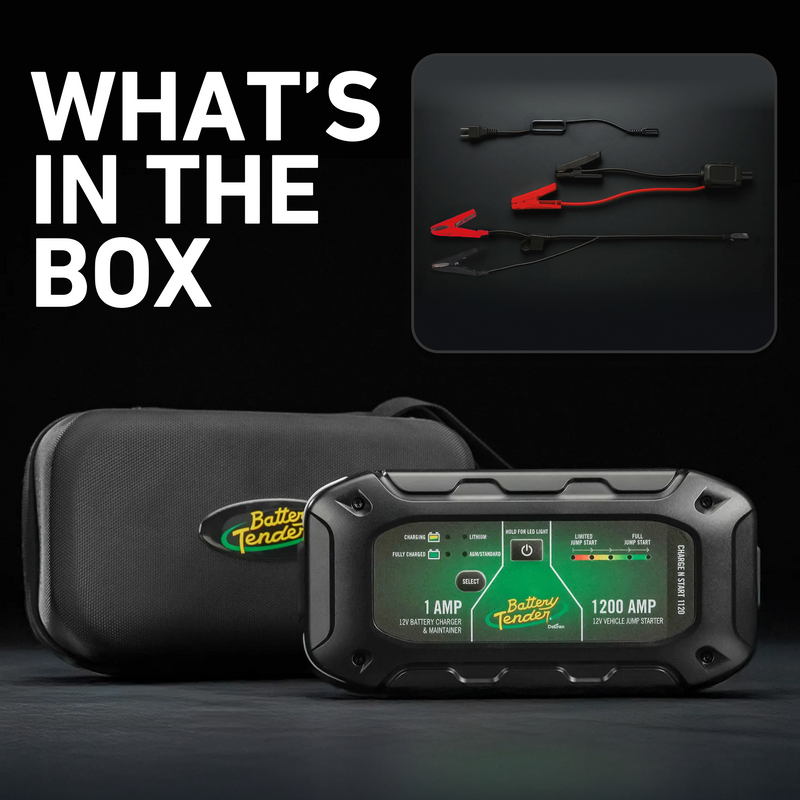 Load image into Gallery viewer, Charge N Start 1120 — 1 Amp Battery Charger &amp; 1200 Amp Jump Starter
