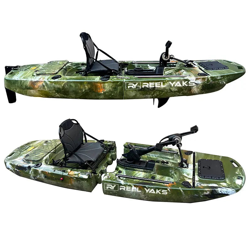 Load image into Gallery viewer, Raider 9.5ft Propeller Drive Modular Fishing Kayak
