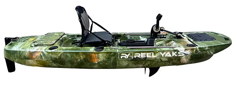 Load image into Gallery viewer, Raider 9.5ft Propeller Drive Modular Fishing Kayak
