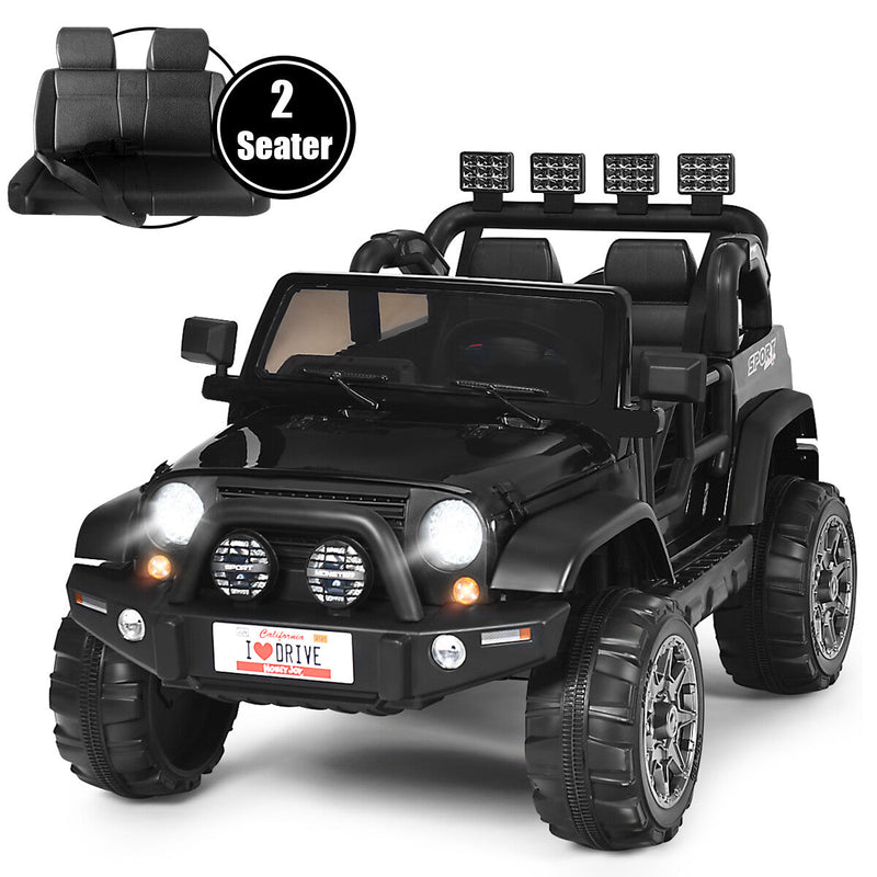 Load image into Gallery viewer, 12V Electric Kids Ride-On Jeep Truck with Remote Control Toy Car
