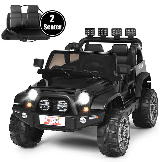 12V Electric Kids Ride-On Jeep Truck with Remote Control Toy Car