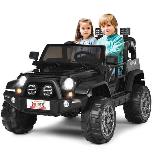 12V Electric Kids Ride-On Jeep Truck with Remote Control Toy Car
