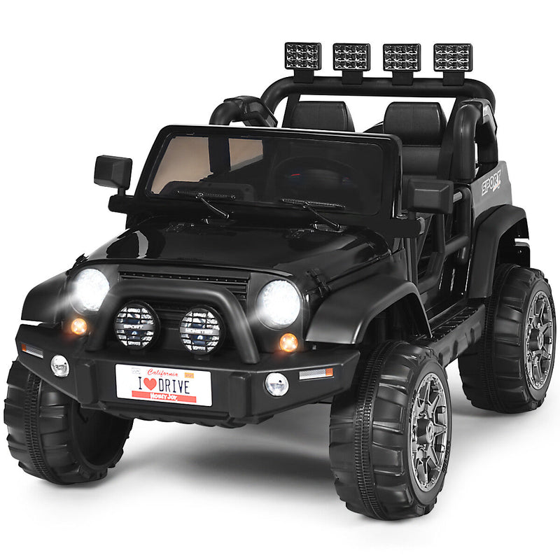 Load image into Gallery viewer, 12V Electric Kids Ride-On Jeep Truck with Remote Control Toy Car
