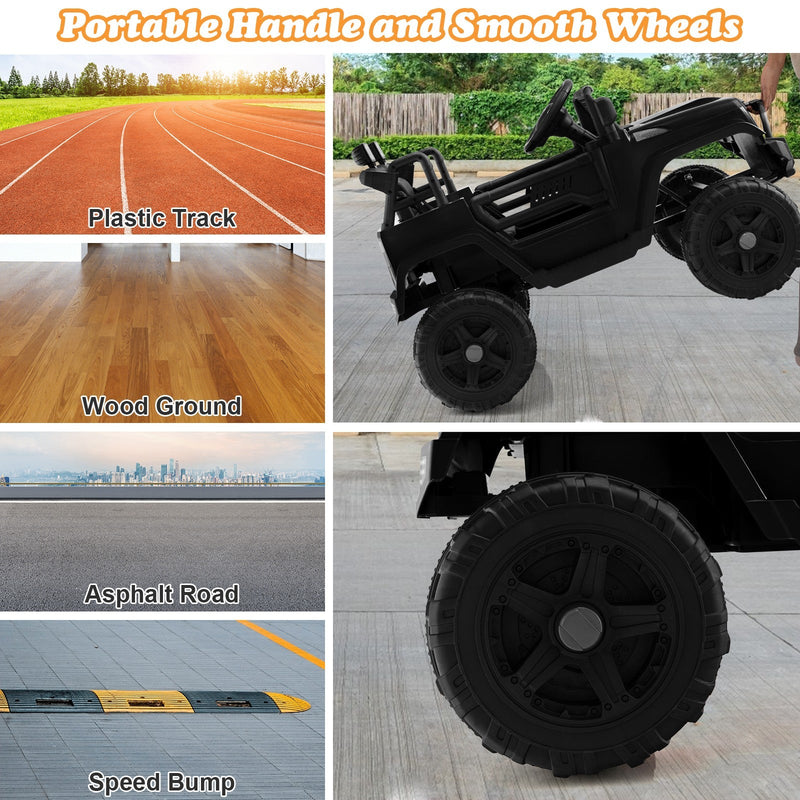 Load image into Gallery viewer, 12V Kids Electric Ride-On Car with Parental Remote Control, Music, and Horn
