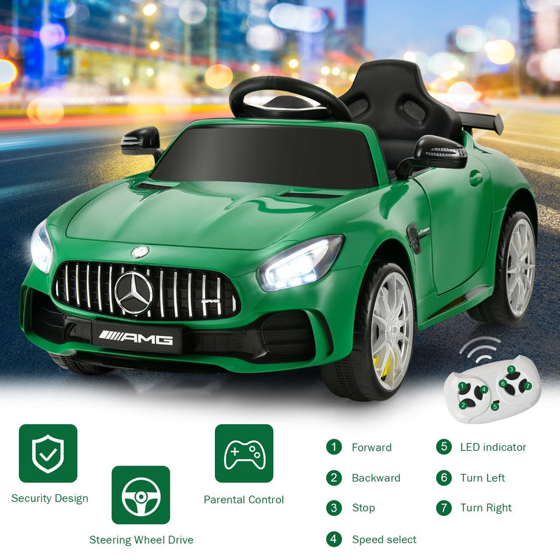 Load image into Gallery viewer, 12V Electric Ride-On Car for Kids Licensed Mercedes-Benz GTR Battery Powered
