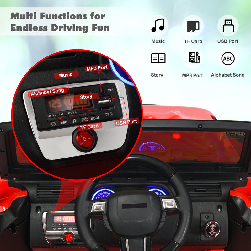 Load image into Gallery viewer, 12V Kids Electric Ride-On Truck with 2.4GHz Remote Control
