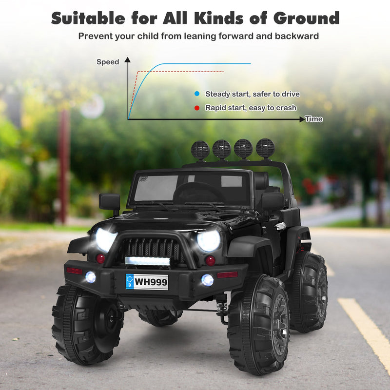 Load image into Gallery viewer, 12V Kids Electric Ride-On Truck with 2.4GHz Remote Control
