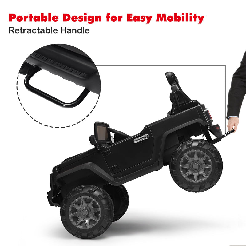 Load image into Gallery viewer, 12V Kids Electric Ride-On Truck with 2.4GHz Remote Control
