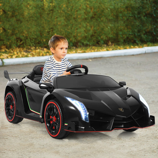 12V Licensed Lamborghini 2-Seater Electric Ride-On Car for Kids