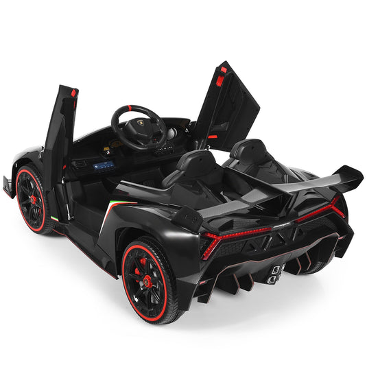 12V Licensed Lamborghini 2-Seater Electric Ride-On Car for Kids