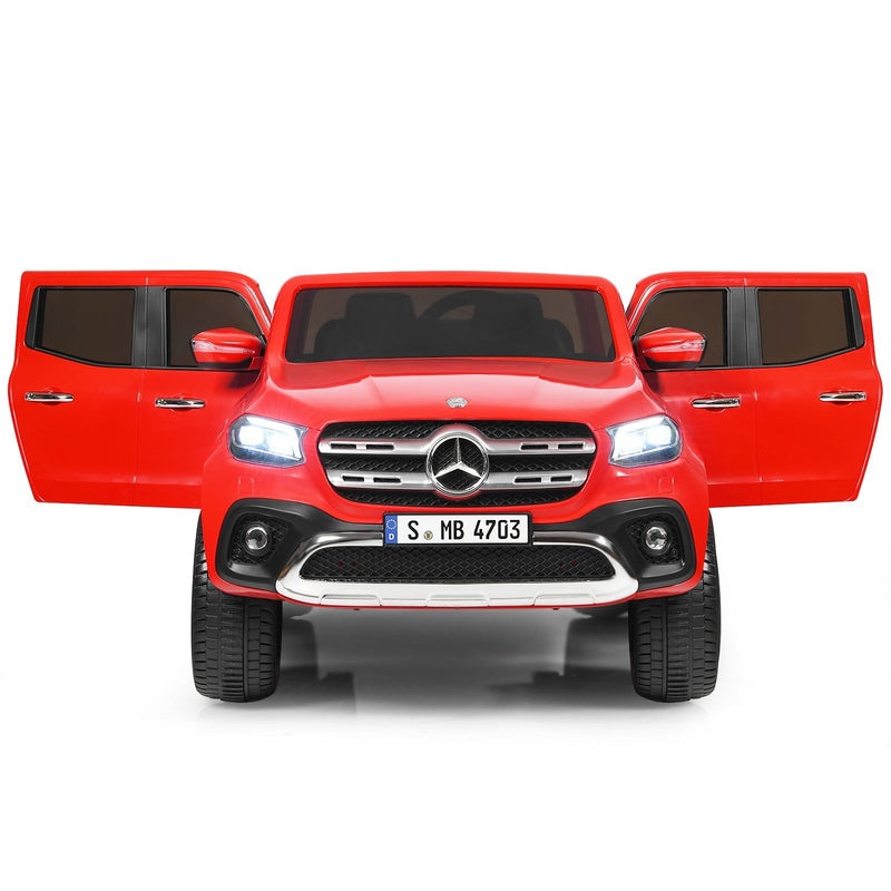 Load image into Gallery viewer, 2-Seater Electric Kids Ride-On Licensed Red Benz Toy Car
