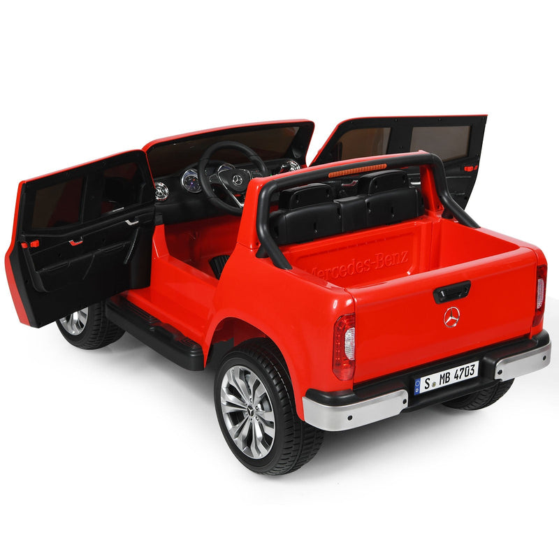Load image into Gallery viewer, 2-Seater Electric Kids Ride-On Licensed Red Benz Toy Car
