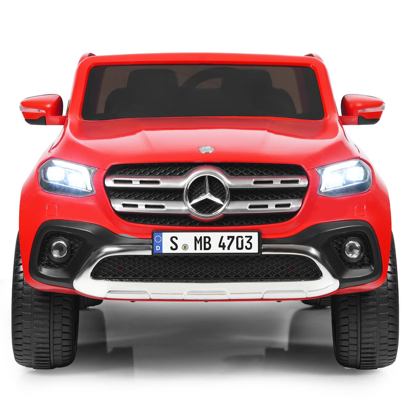 Load image into Gallery viewer, 2-Seater Electric Kids Ride-On Licensed Red Benz Toy Car
