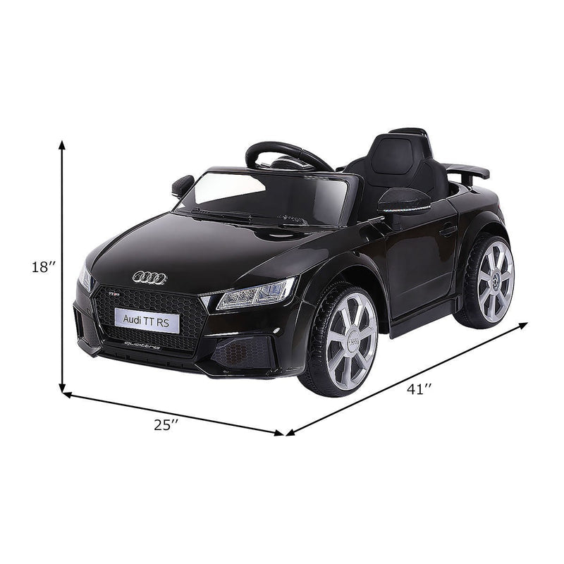 Load image into Gallery viewer, 12V Electric Mini Ride-On Audi TT RS Kids Car Toy Buggy Black
