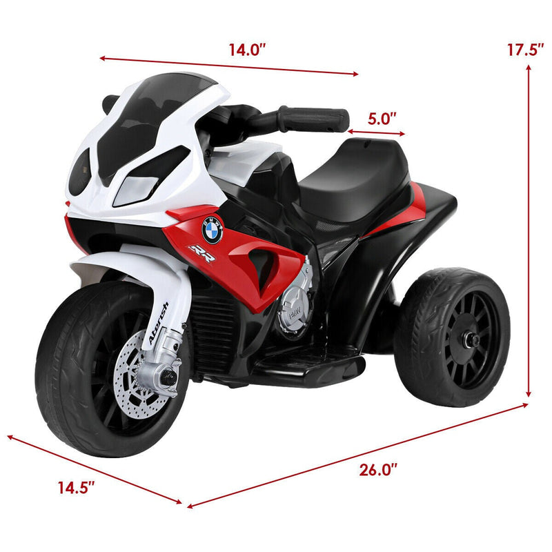 Load image into Gallery viewer, Electric 3-Wheel Kids Ride-On Motorcycle Bicycle 6V with Music and Lights Red
