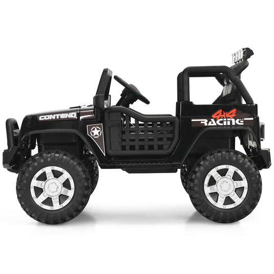 12V Electric Kids Ride-On Truck with Remote Control and Rechargeable Battery