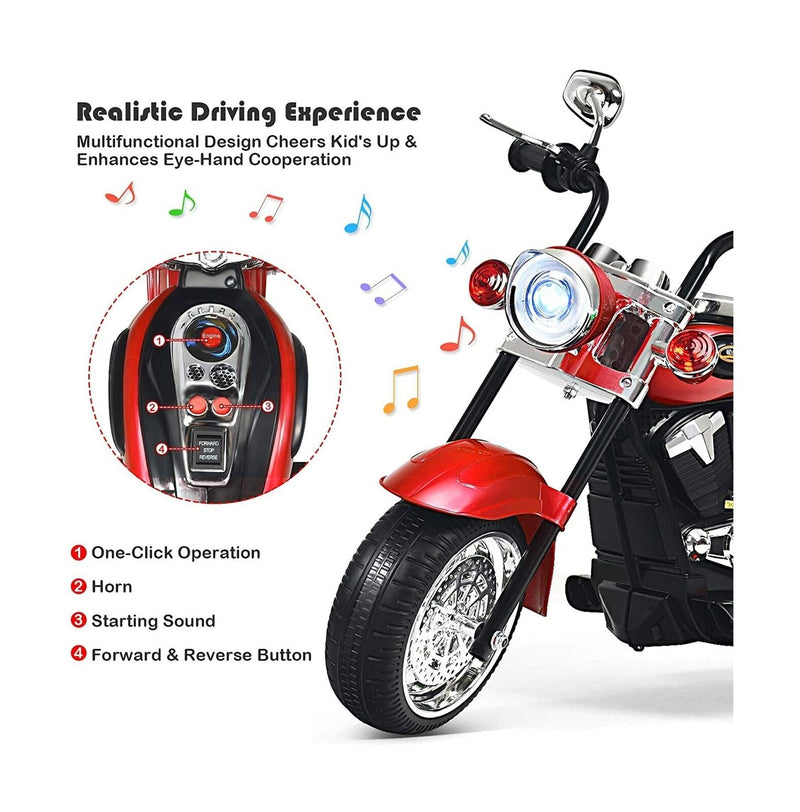 Load image into Gallery viewer, Topment Kids Electric Motorcycle, 6 V Rechargeable Battery Powered Ride on Toy
