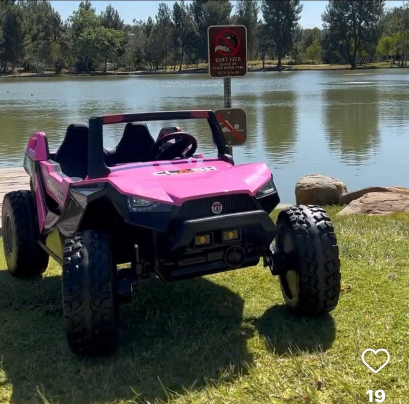 Load image into Gallery viewer, 24V Clash XL 4x4 Ride-On Buggy with Rubber Tires and Remote Control, Ages 1-10
