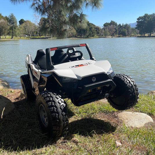 24V Clash XL 4x4 Ride-On Buggy with Rubber Tires and Remote Control, Ages 1-10
