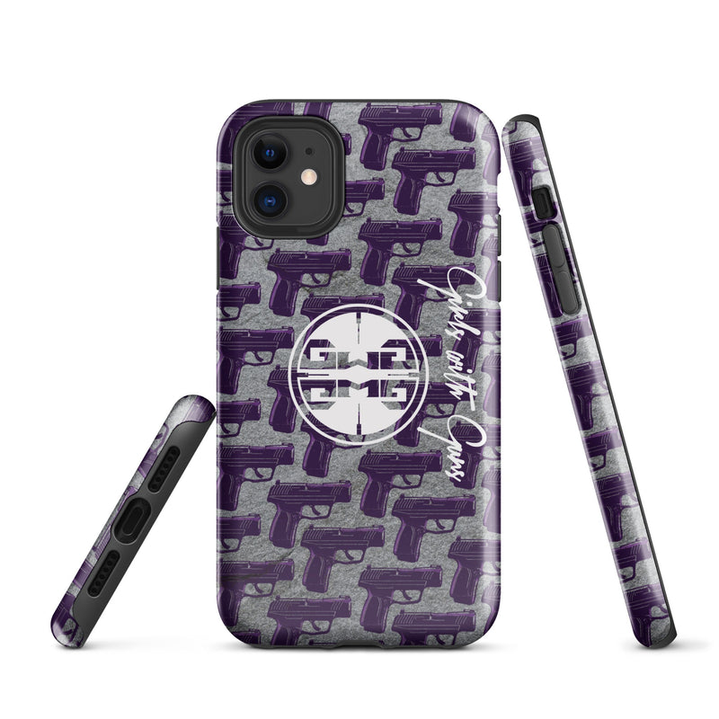 Load image into Gallery viewer, Purple Haze Pistol Palooza Tough Case for iPhone®
