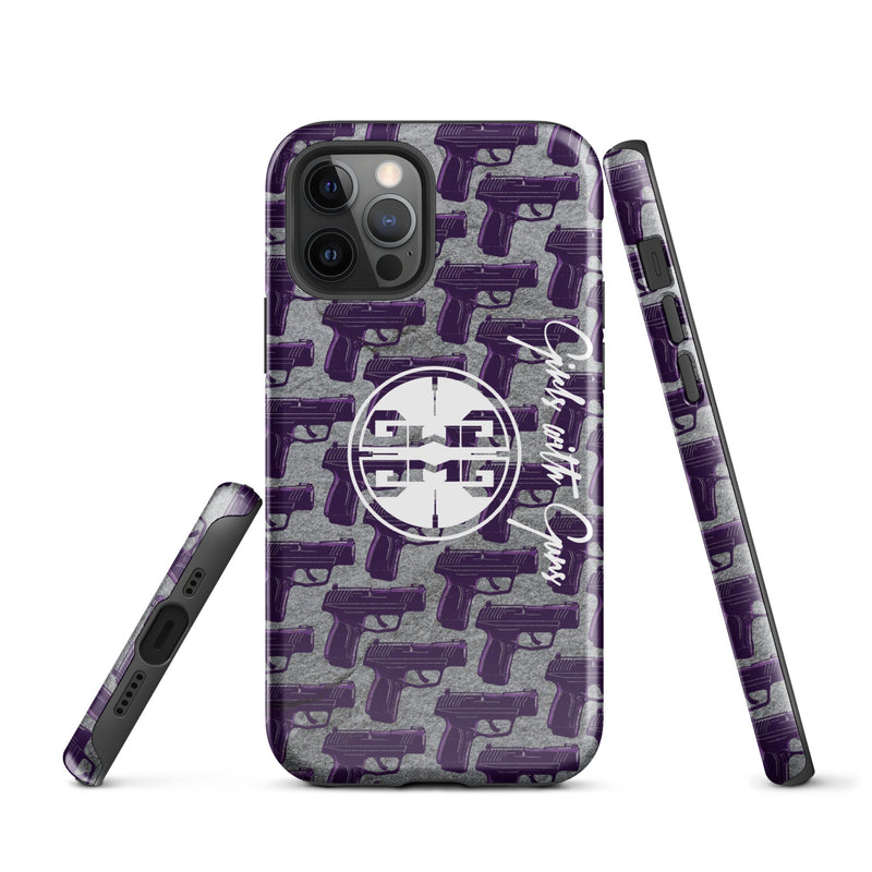 Load image into Gallery viewer, Purple Haze Pistol Palooza Tough Case for iPhone®
