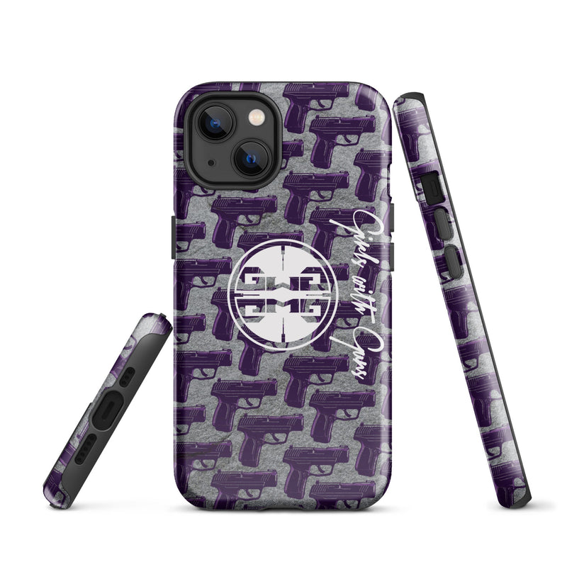 Load image into Gallery viewer, Purple Haze Pistol Palooza Tough Case for iPhone®
