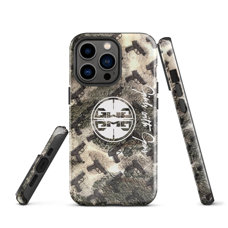 Load image into Gallery viewer, Gunpowder Pistol Palooza Tough Case for iPhone®

