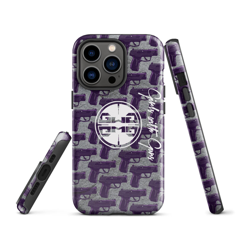 Load image into Gallery viewer, Purple Haze Pistol Palooza Tough Case for iPhone®
