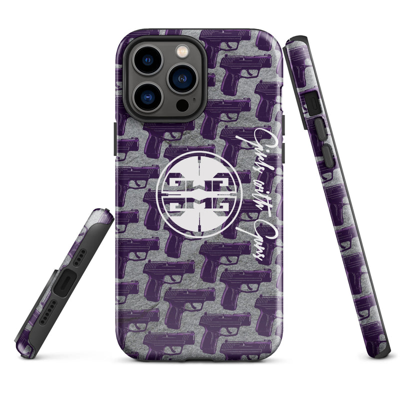 Load image into Gallery viewer, Purple Haze Pistol Palooza Tough Case for iPhone®

