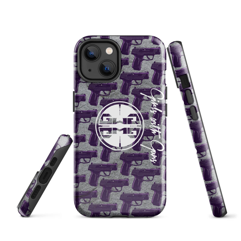 Load image into Gallery viewer, Purple Haze Pistol Palooza Tough Case for iPhone®
