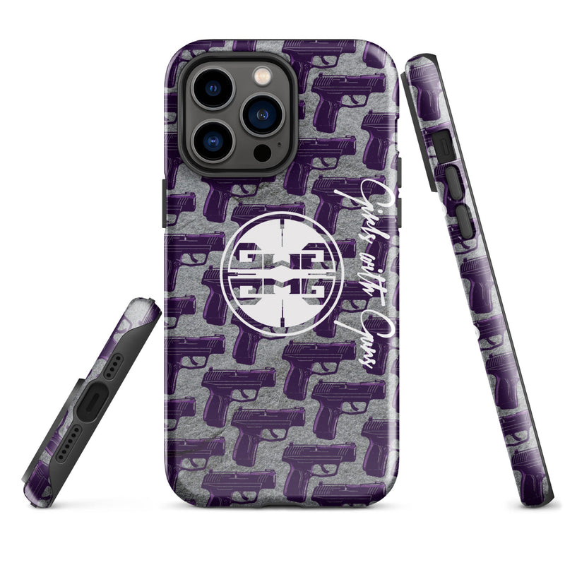 Load image into Gallery viewer, Purple Haze Pistol Palooza Tough Case for iPhone®
