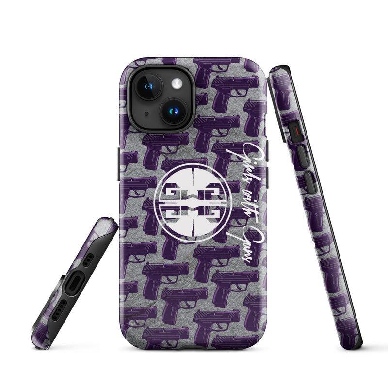Load image into Gallery viewer, Purple Haze Pistol Palooza Tough Case for iPhone®
