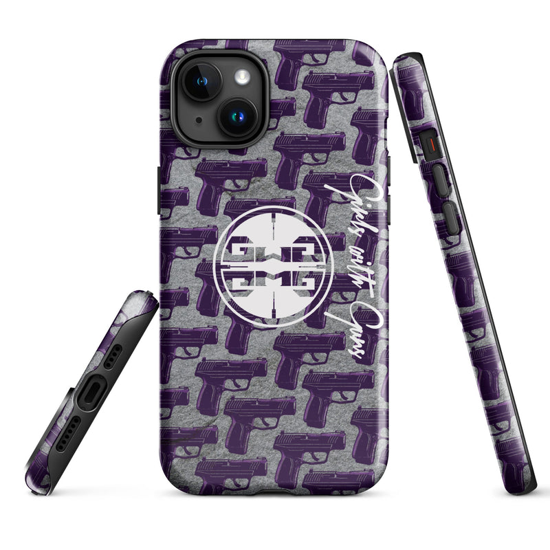 Load image into Gallery viewer, Purple Haze Pistol Palooza Tough Case for iPhone®
