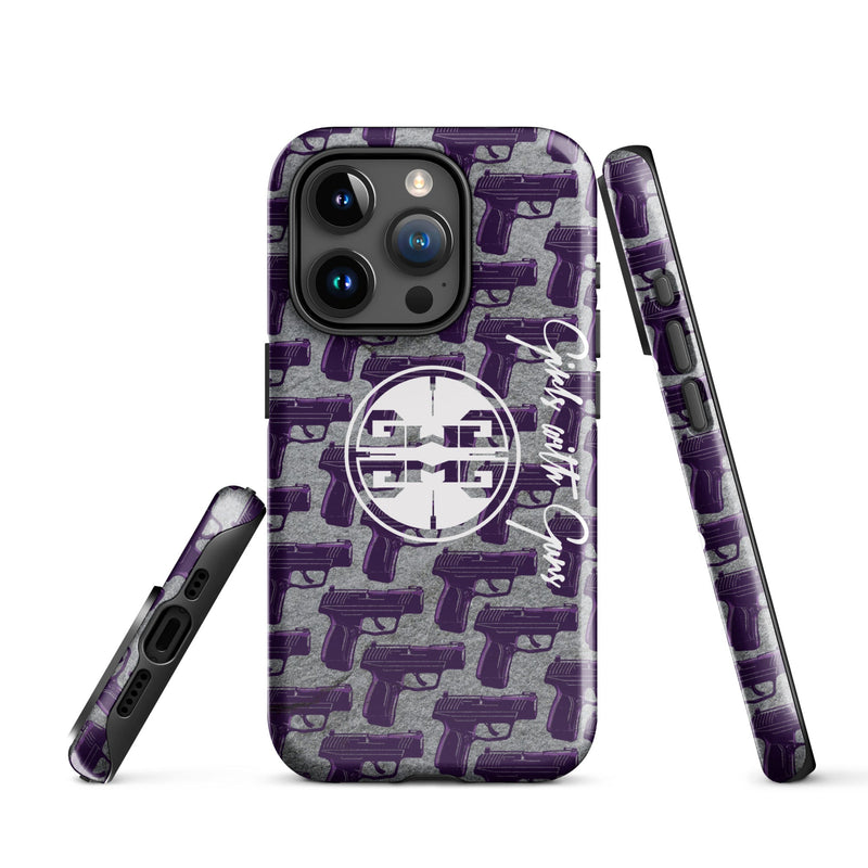 Load image into Gallery viewer, Purple Haze Pistol Palooza Tough Case for iPhone®
