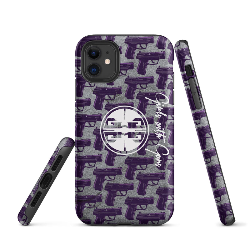Load image into Gallery viewer, Purple Haze Pistol Palooza Tough Case for iPhone®
