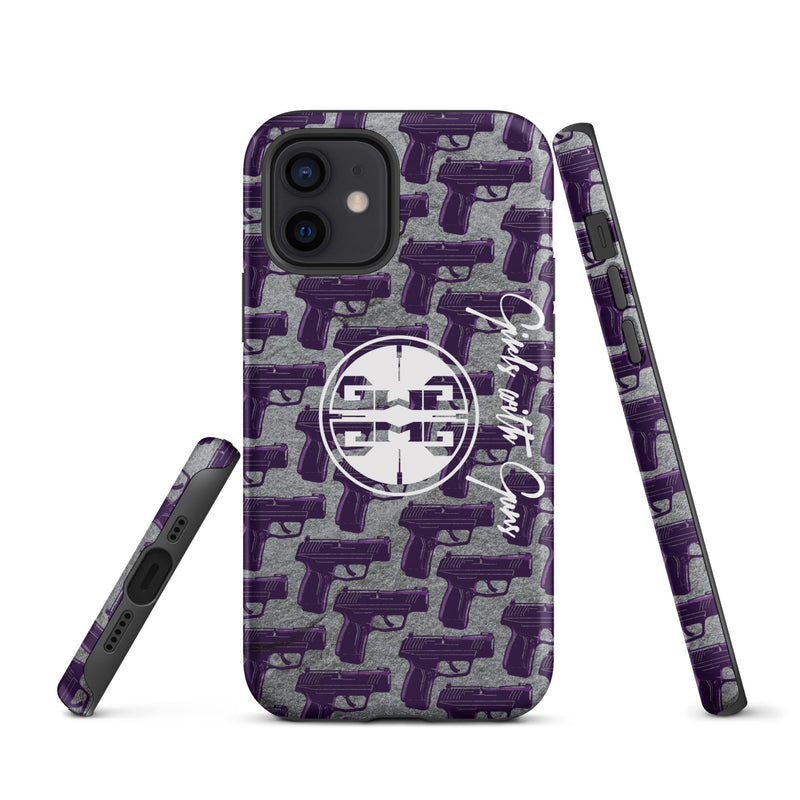 Load image into Gallery viewer, Purple Haze Pistol Palooza Tough Case for iPhone®
