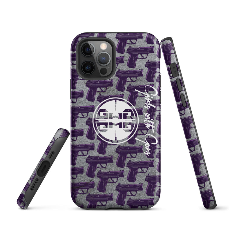 Load image into Gallery viewer, Purple Haze Pistol Palooza Tough Case for iPhone®
