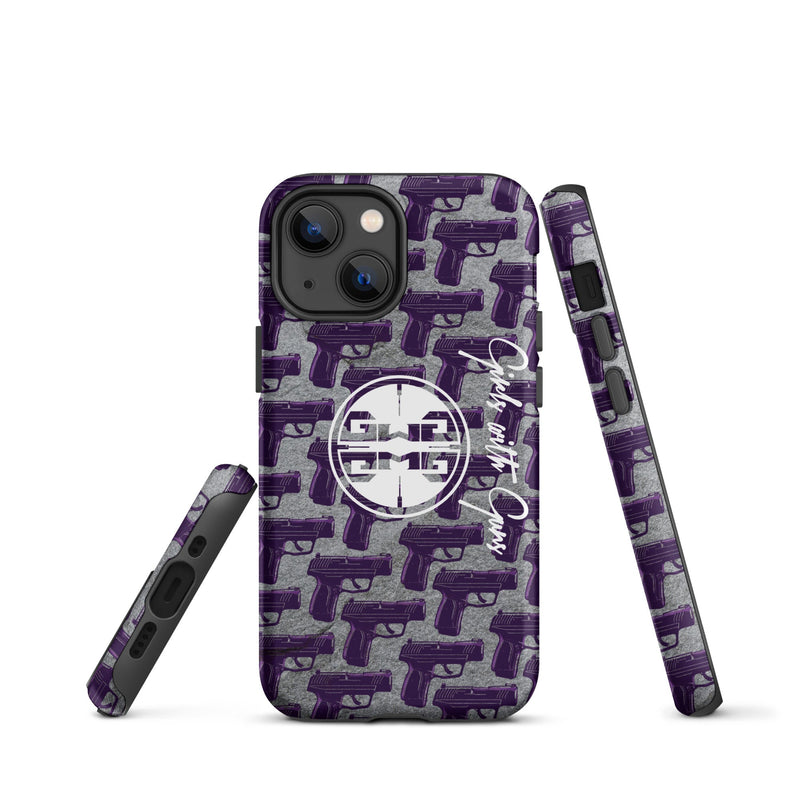 Load image into Gallery viewer, Purple Haze Pistol Palooza Tough Case for iPhone®
