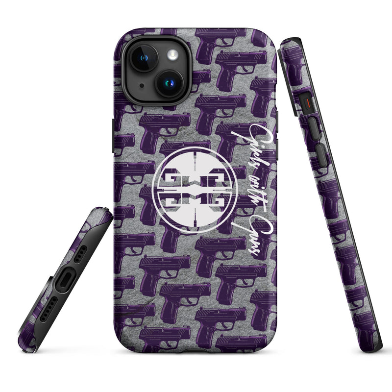 Load image into Gallery viewer, Purple Haze Pistol Palooza Tough Case for iPhone®

