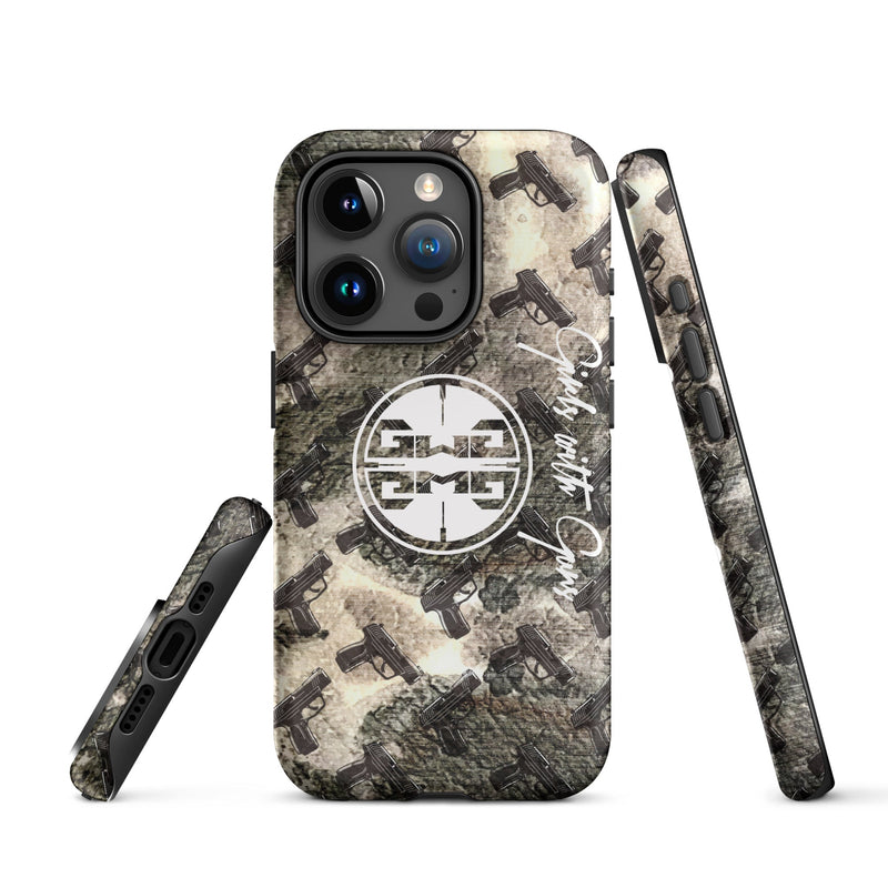 Load image into Gallery viewer, Gunpowder Pistol Palooza Tough Case for iPhone®
