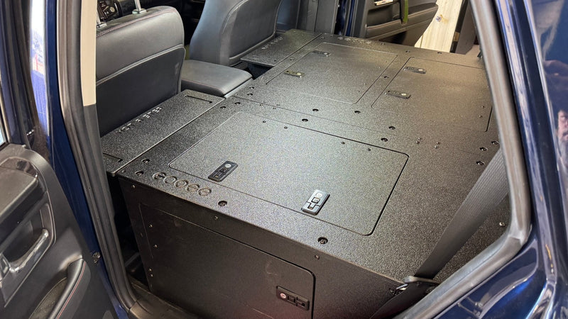 Load image into Gallery viewer, Toyota - 4Runner - 2010-2024 - 5th Gen - Standard - Explore Series - Seat Delete Plate System - Second Row - V2 - 10" Module Based
