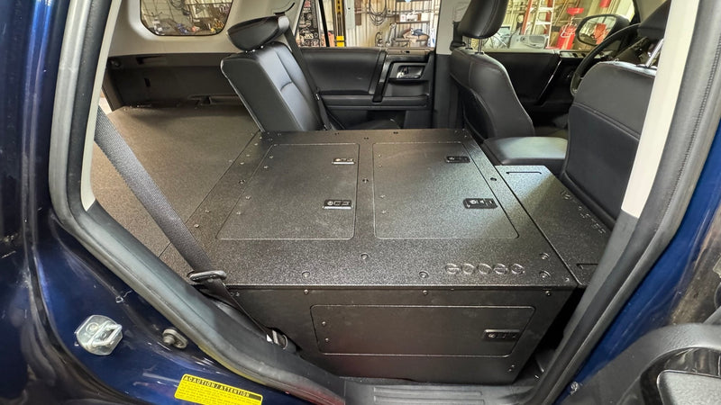 Load image into Gallery viewer, Toyota - 4Runner - 2010-2024 - 5th Gen - Standard - Explore Series - Seat Delete Plate System - Second Row - V2 - 10" Module Based

