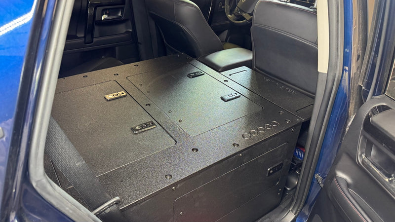 Load image into Gallery viewer, Toyota - 4Runner - 2010-2024 - 5th Gen - Standard - Explore Series - Seat Delete Plate System - Second Row - V2 - 10" Module Based
